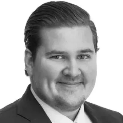 Mäklaren Fredrik Eriksson hos Länsförsäkringar Fastighetsförmedling Solna/Sundbyberg.