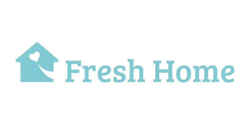 Städfirman Fresh Homes logotyp.