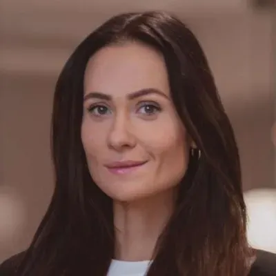 Mäklaren Gabriella Ulvefeldt hos mäklarbyrån Alicia Edelman.