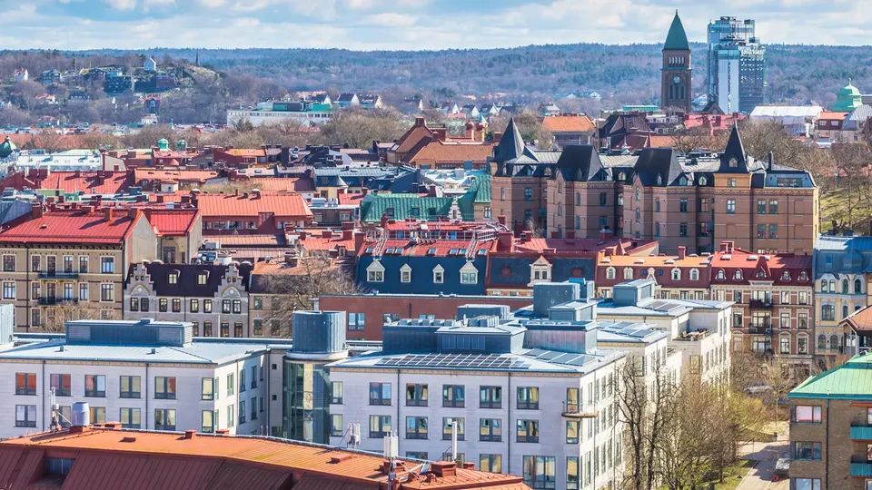 Stadskärnan i Göteborg.