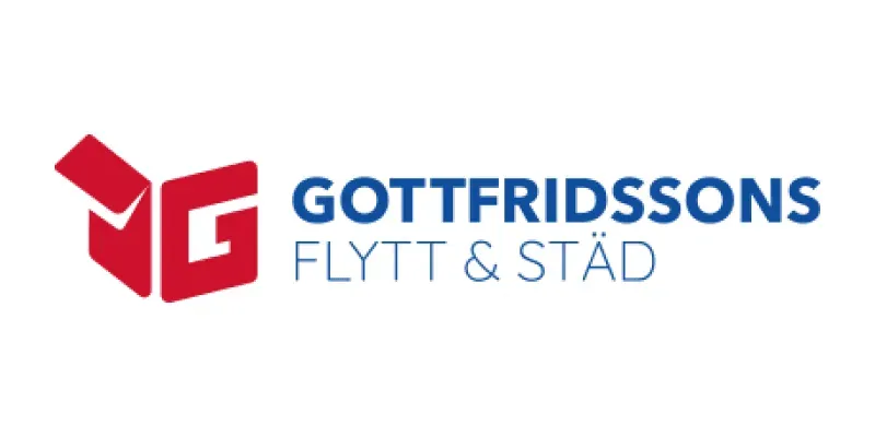 Flyttfirman Gottfridssons Flytt & Städs logotyp.