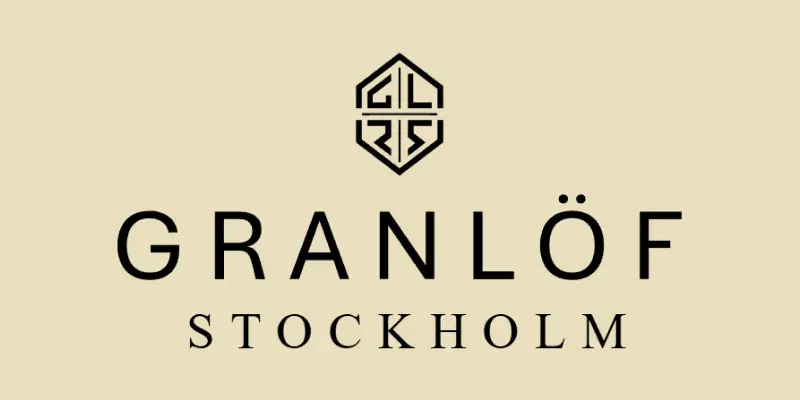 Logotyp från mäklarbyrån Granlöf Stockholm.
