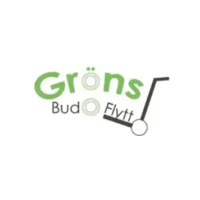 Flyttfirman Gröns Bud & Flytt logotyp.