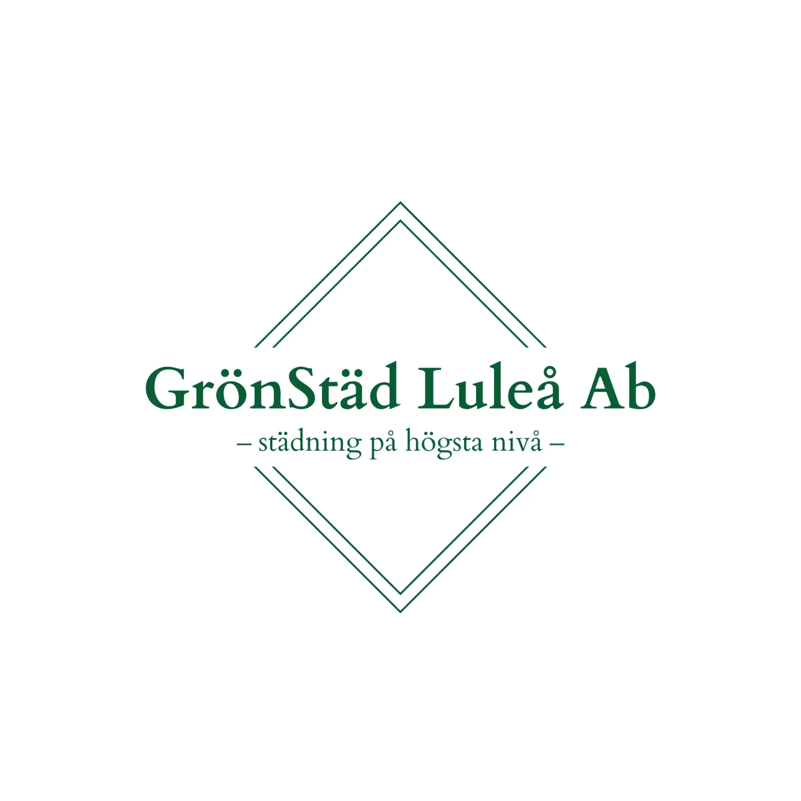 Städfirman GrönStäd Luleå AB:s logotyp