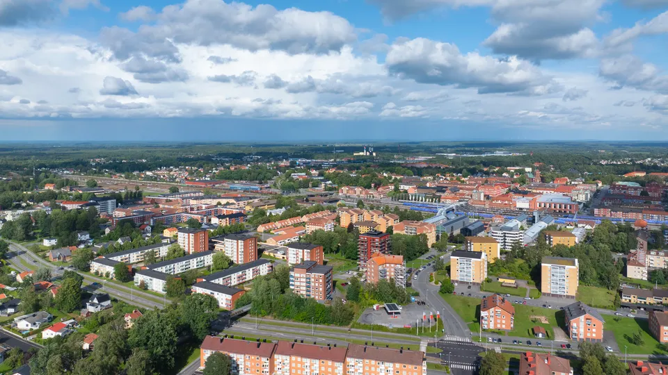 Vy över Hässleholm.
