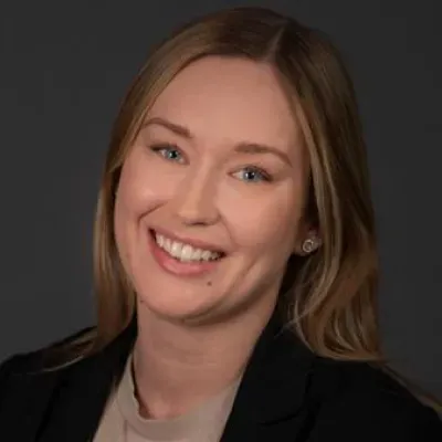 Realtor Hanna Forsberg.