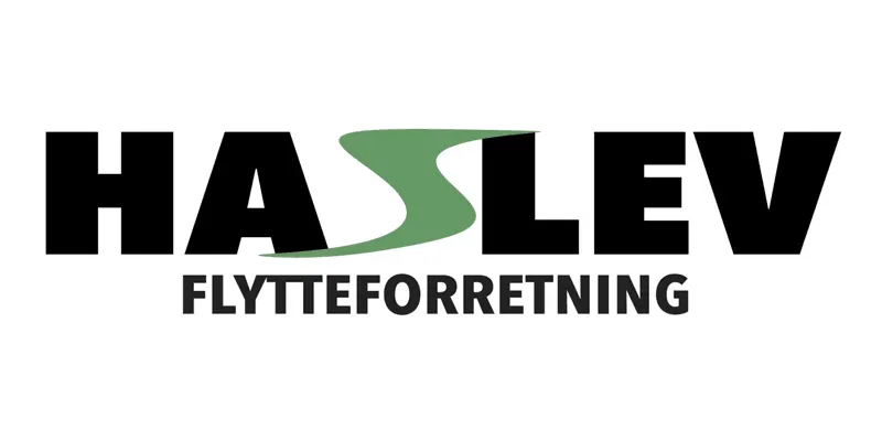 Haslev Flytteforretning logo.