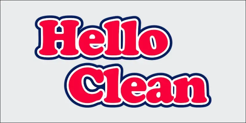 Hello Clean logotyp.