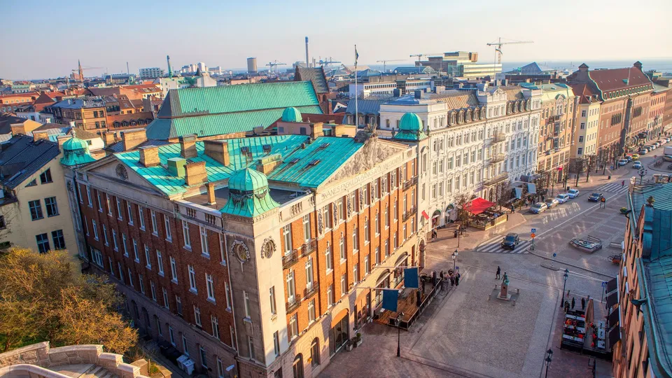 Vy över Helsingborg.