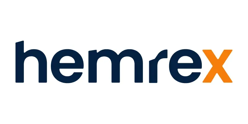 Flyttfirman Hemrex logotyp.