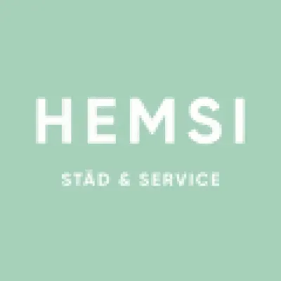 Logotyp från städfirman Hemsi Städ & Service.