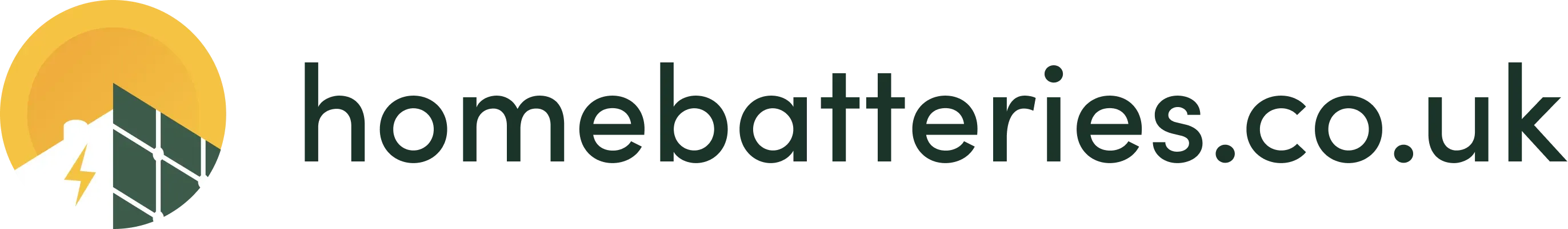 Dark version of the Homebatteries.co.uk logo