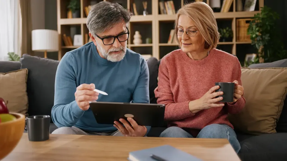 Un couple compare les offres reçues par Batteriessolaires.fr