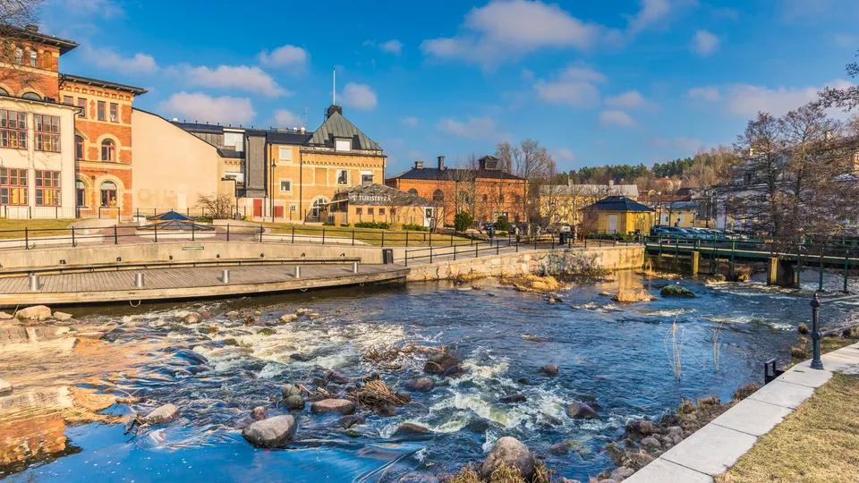 View of Norrtälje.