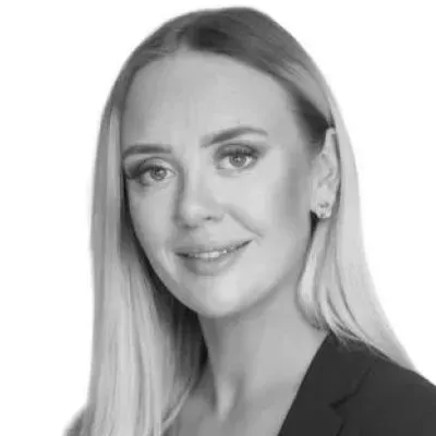 Mäklaren Izabelle Olsson hos Länsförsäkringar Fastighetsförmedling Solna/Sundbyberg.