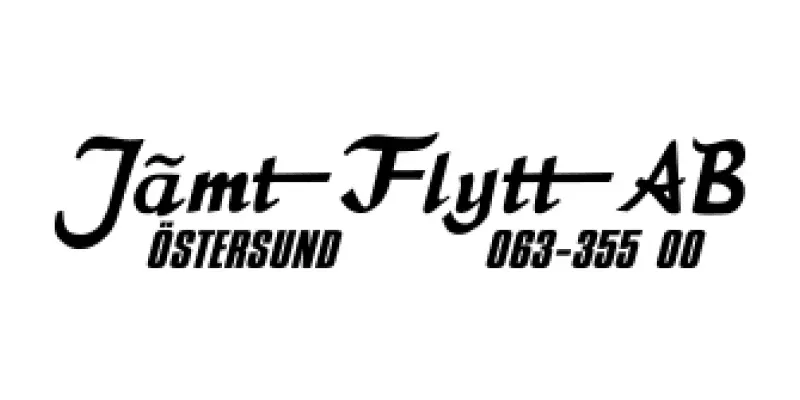 Flyttfirman Jämt Flytt AB:s logotyp.