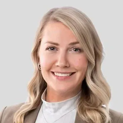 Mäklaren Jessica Winter hos Mäklarhuset Bagarmossen.