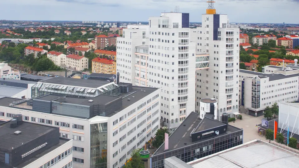 Vy av Johanneshov i Stockholm.