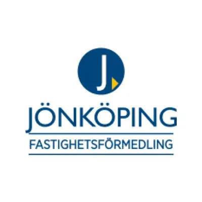 Mäklarbyrån Jönköping Fastighetsförmedlings logotyp.