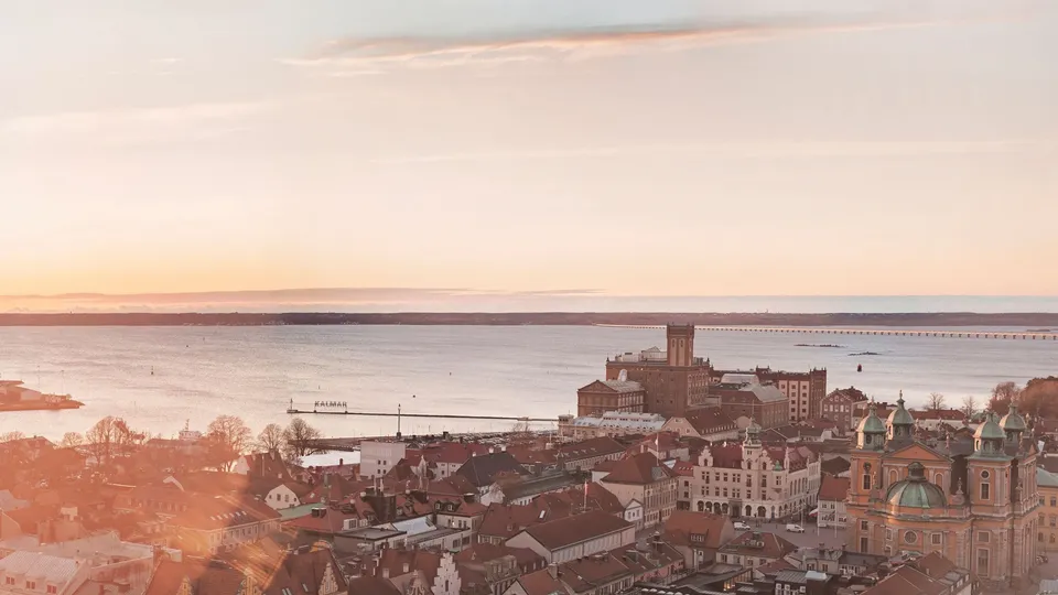 Vy över Kalmar.