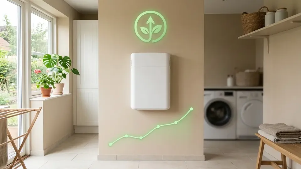Illustration af om et husstandsbatteri kan betale sig ift. elpriser og købspris