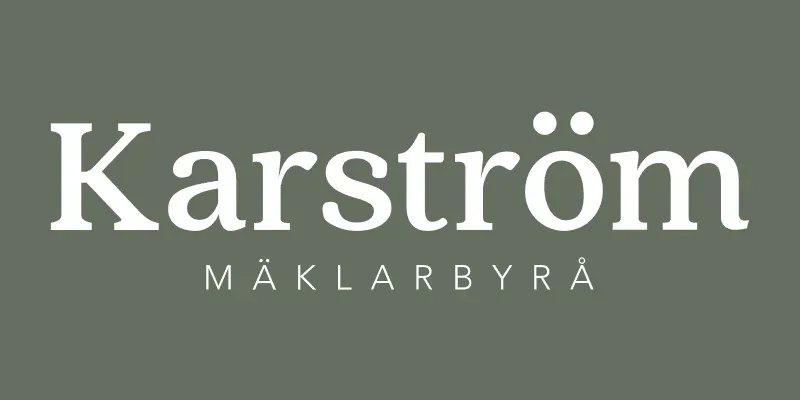 Karström Mäklarbyrås logotyp.