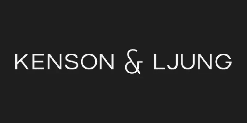 Logotyp från mäklarbyrån Kenson & Ljung