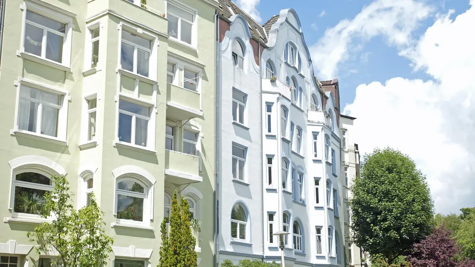 Helle Altbauten in Kiel