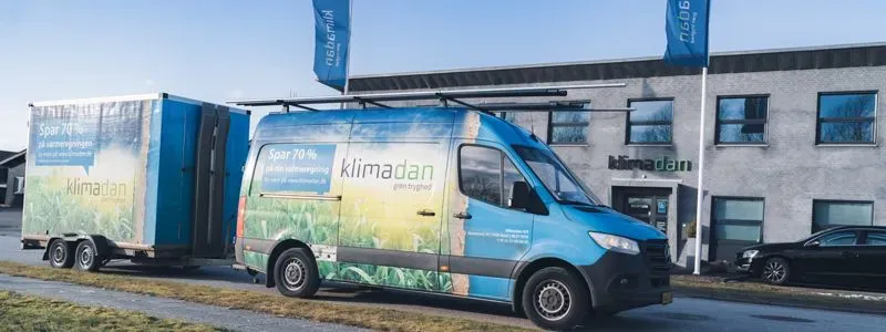Varebil fra Klimadan.