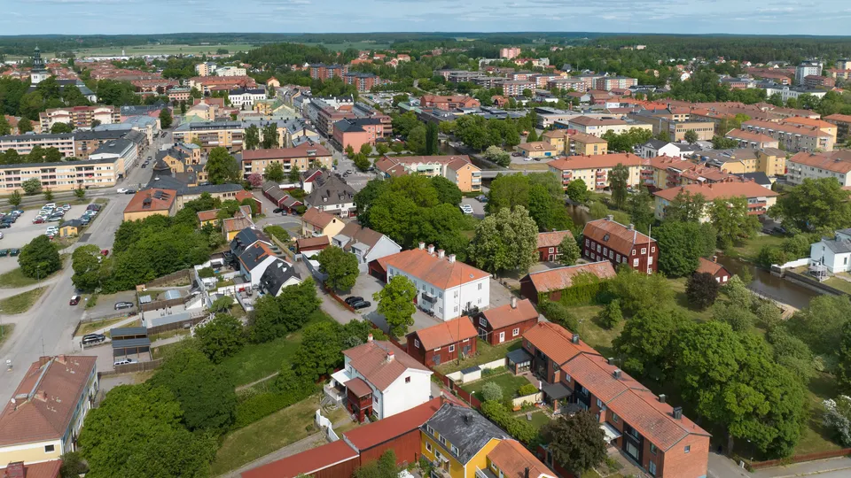 Vy över Köping.