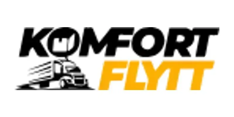 Logotyp för flyttfirman Komfort Flytt