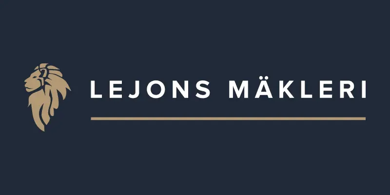 Mäklarbyrån Lejons Mäkleris logotyp.