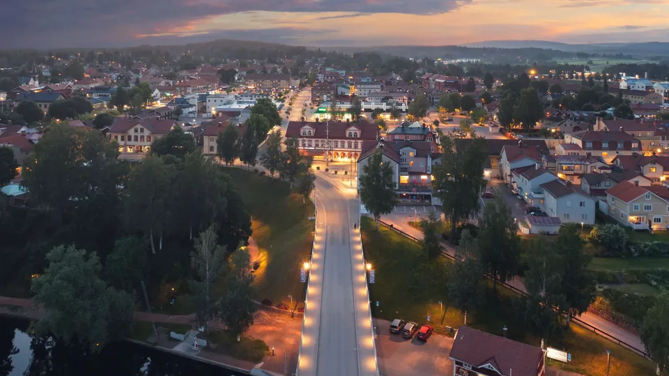 View of Leksand.