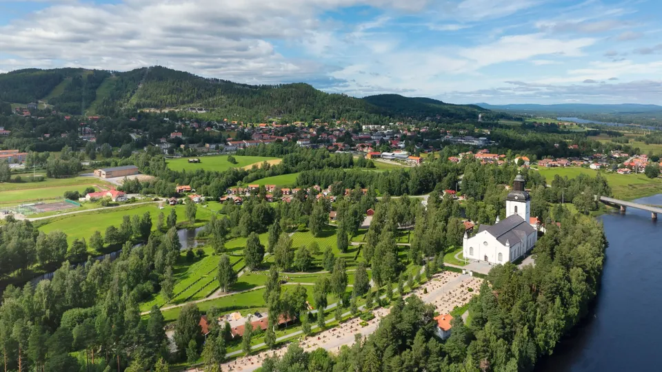 View of Ljusdal.