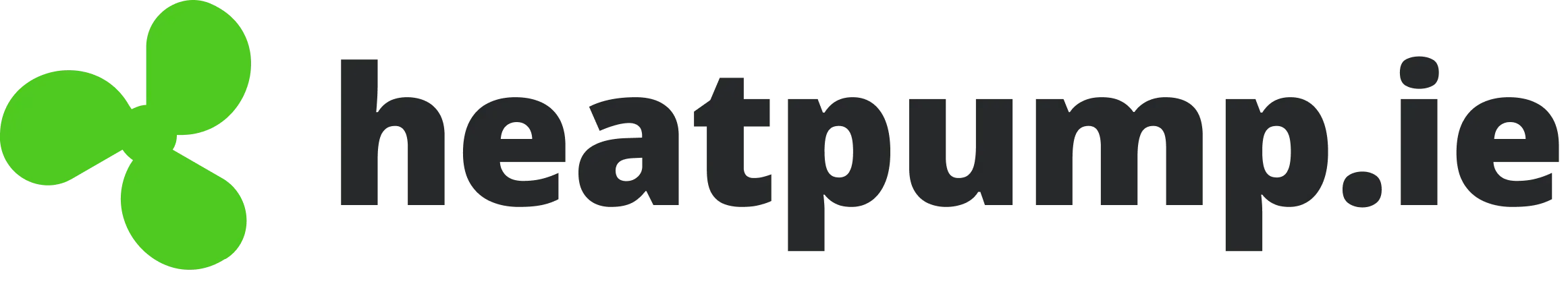 Dark version of the heatpump.ie logo