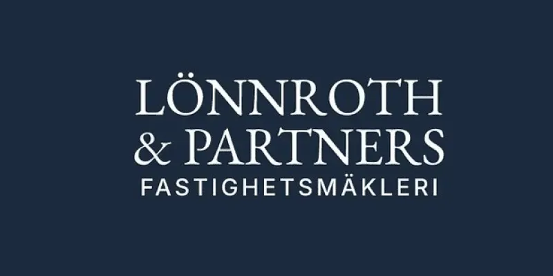 Mäklarfirman Lönnroth & Parters fastighetsmäkleri logotyp.