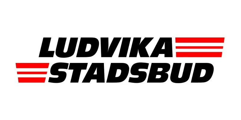 Flyttfirman Ludvika Stadsbus logotyp.