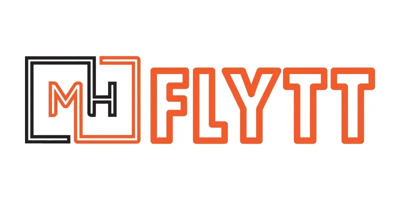 Flyttfirman M & H Flytts logotyp.