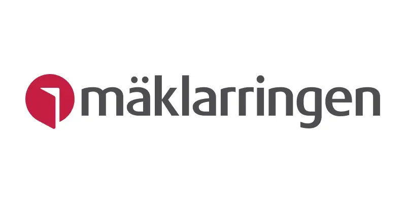 Mäklarbyrån Mäklarringens logotyp.