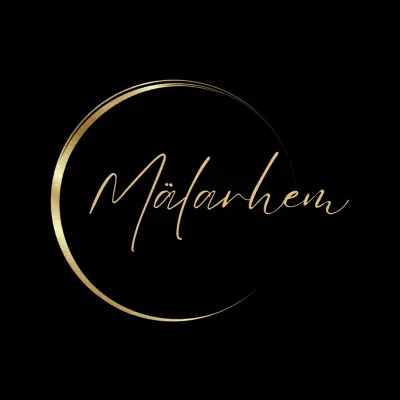Mäklarbyrån Mälarhem Fastighetsförmedlings logotyp.