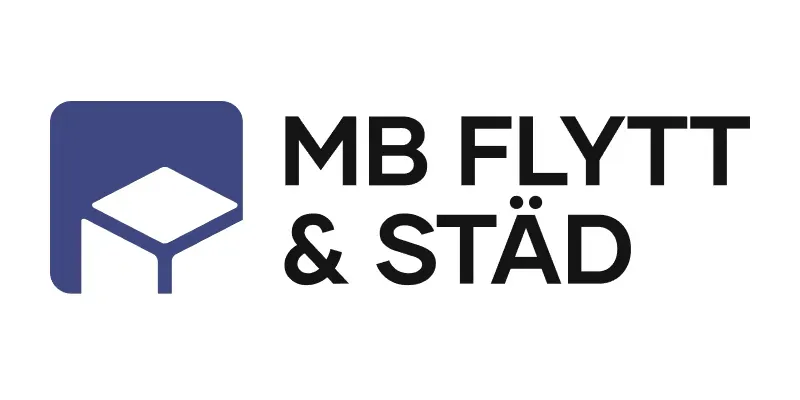Flyttfirman MB Flytt & Städs logotyp.