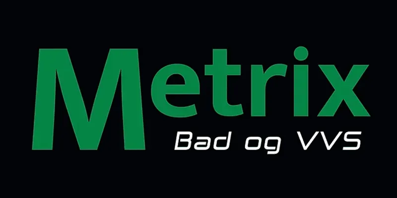 Metrix Bad og VVS logo