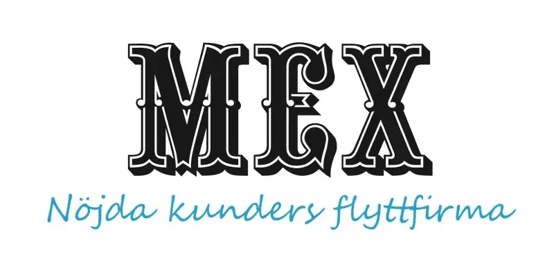 Flyttfirman Mexs logotyp.