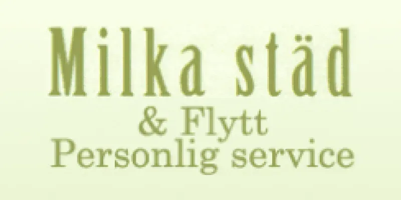 Flyttfirman Milka Städ & Flytts logotyp.