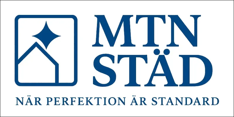 Städföretaget MTN Städs logotyp.