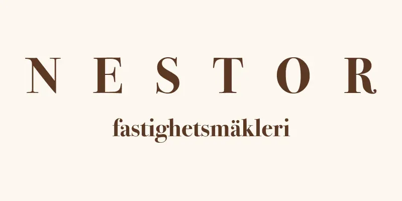 Mäklarbyrån Nestor Fastighetsmäkleris logotyp.