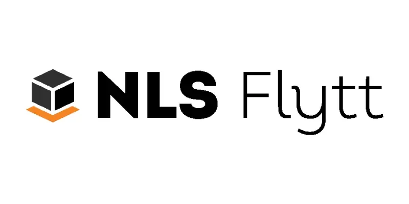 Flyttfirman NLS Flytts logotyp.