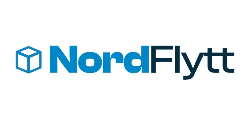 Flyttfirman Nordflytts logotyp.