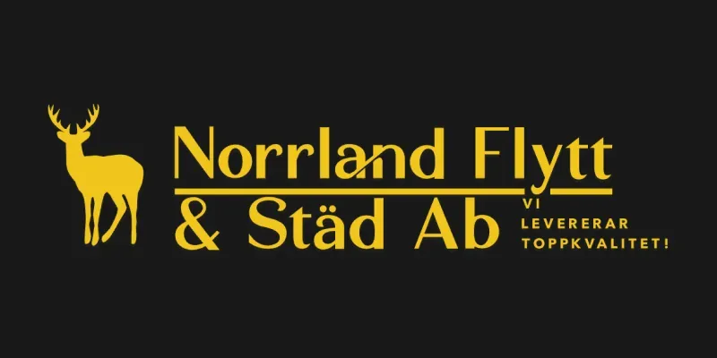 Logotyp för flyttfirman Norrland Flytt & Städ AB