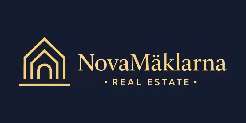 Mäklarfirman NovaMäklarnas logotyp.